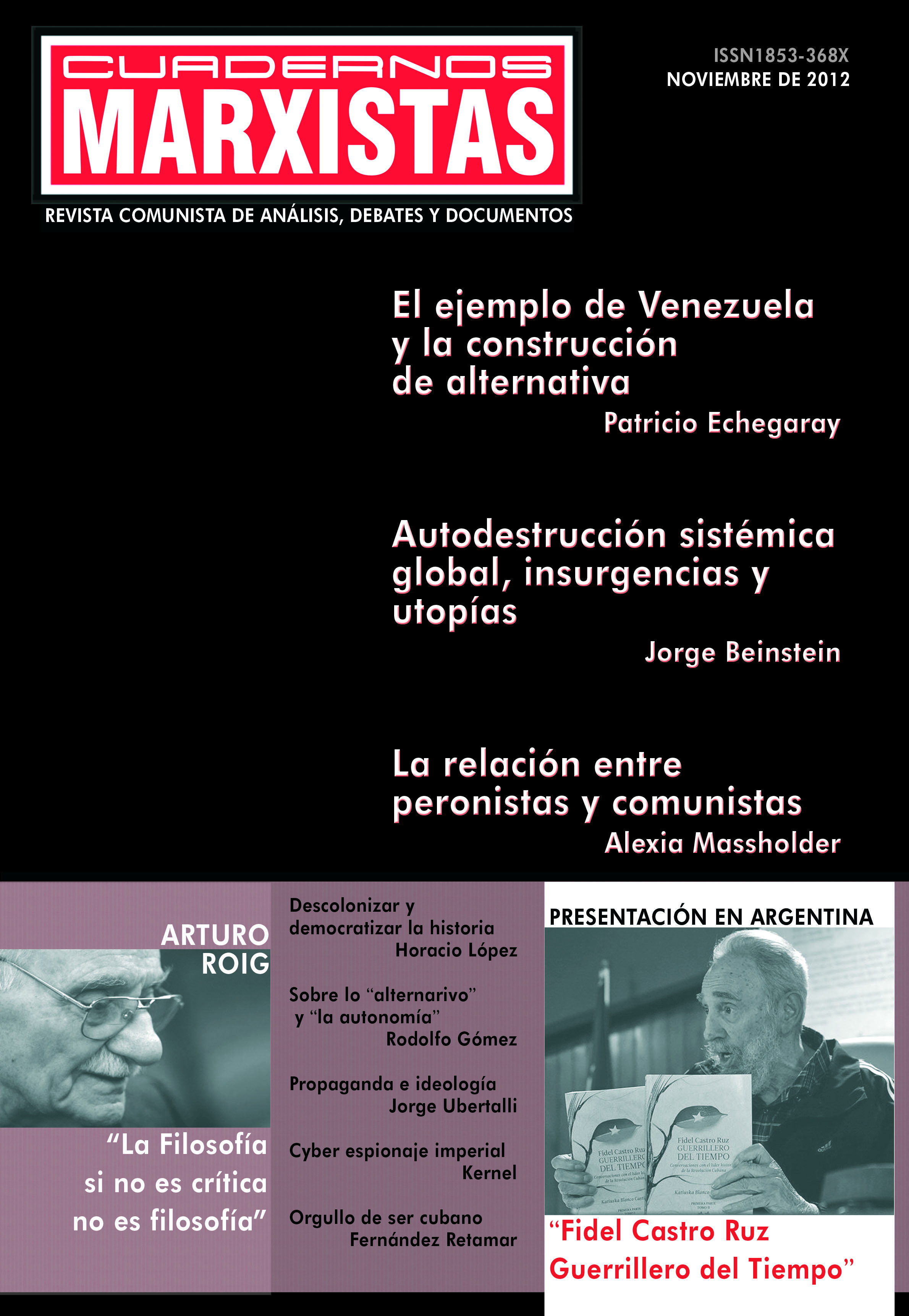 Tapa Cuadernos Marxistas n° 5